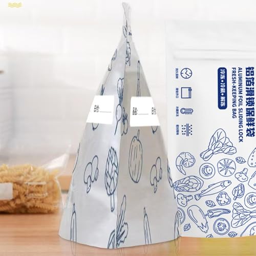 Bolsa de almacenamiento con cierre hermético reutilizable para alimentos 7
