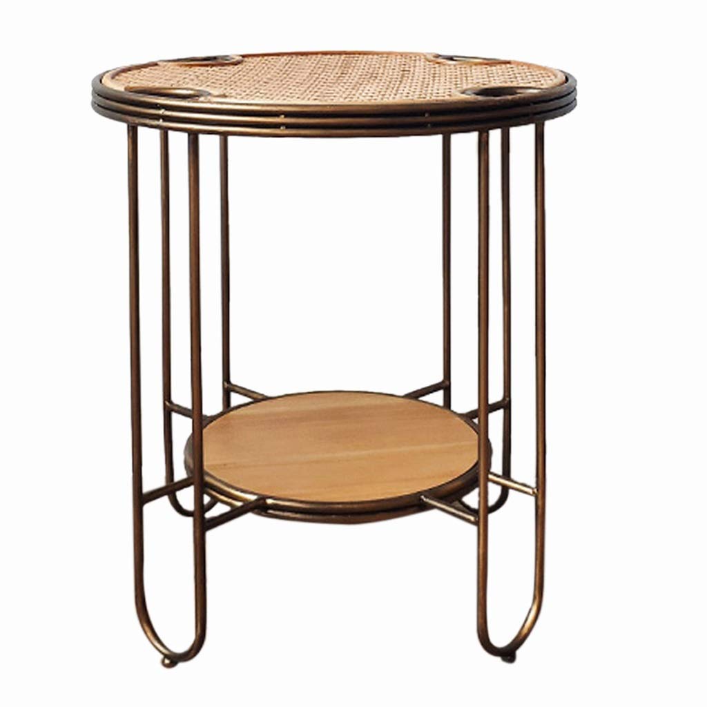Table café ronde 51cm bureau de thé balcon - Meuble magazine personnalisé durable