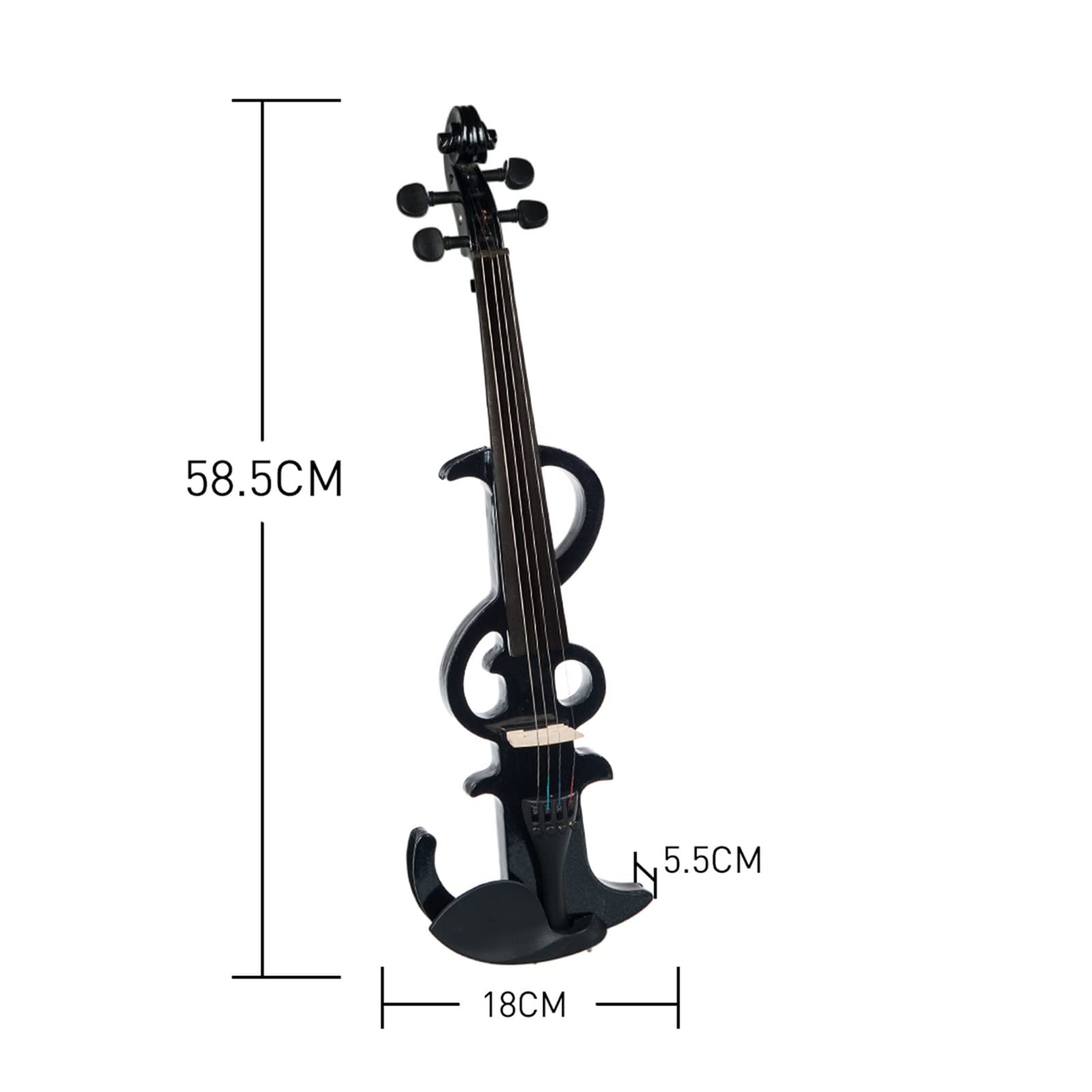 Violino 4/4 Strumenti Per Tastiera Per Violino Elettrico A Tastiera Elettrica Con Cassa 4 Strumenti A Corda Violino Violino