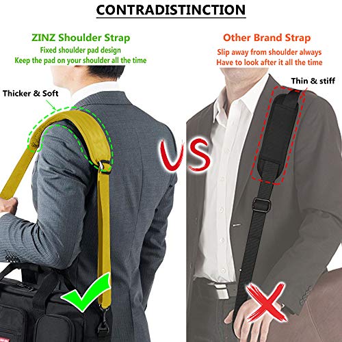 Image of ZINZ Bag Shoulder Strap, Padded Adjustable Shoulder Strap Replacement
