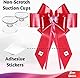 Zoe Deco Große Autoschleife (Rot, 58 cm / 23 Zoll), Geschenkschleifen, Geburtstagsschleife, Riesige Autoschleife, Autoschleifen, Große Rote Schleife, Weihnachtsschleifen für Autos, Geschenkverpackung