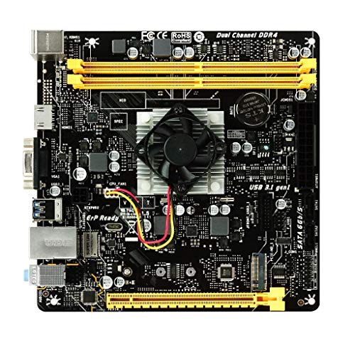 Biostar A10N-8800E - Scheda madre NA (Integrated CPU) Mini ITX (DDR4-SDRAM, DIMM, 2133 MHz, Dual, AMD, AMD Athlon FX)