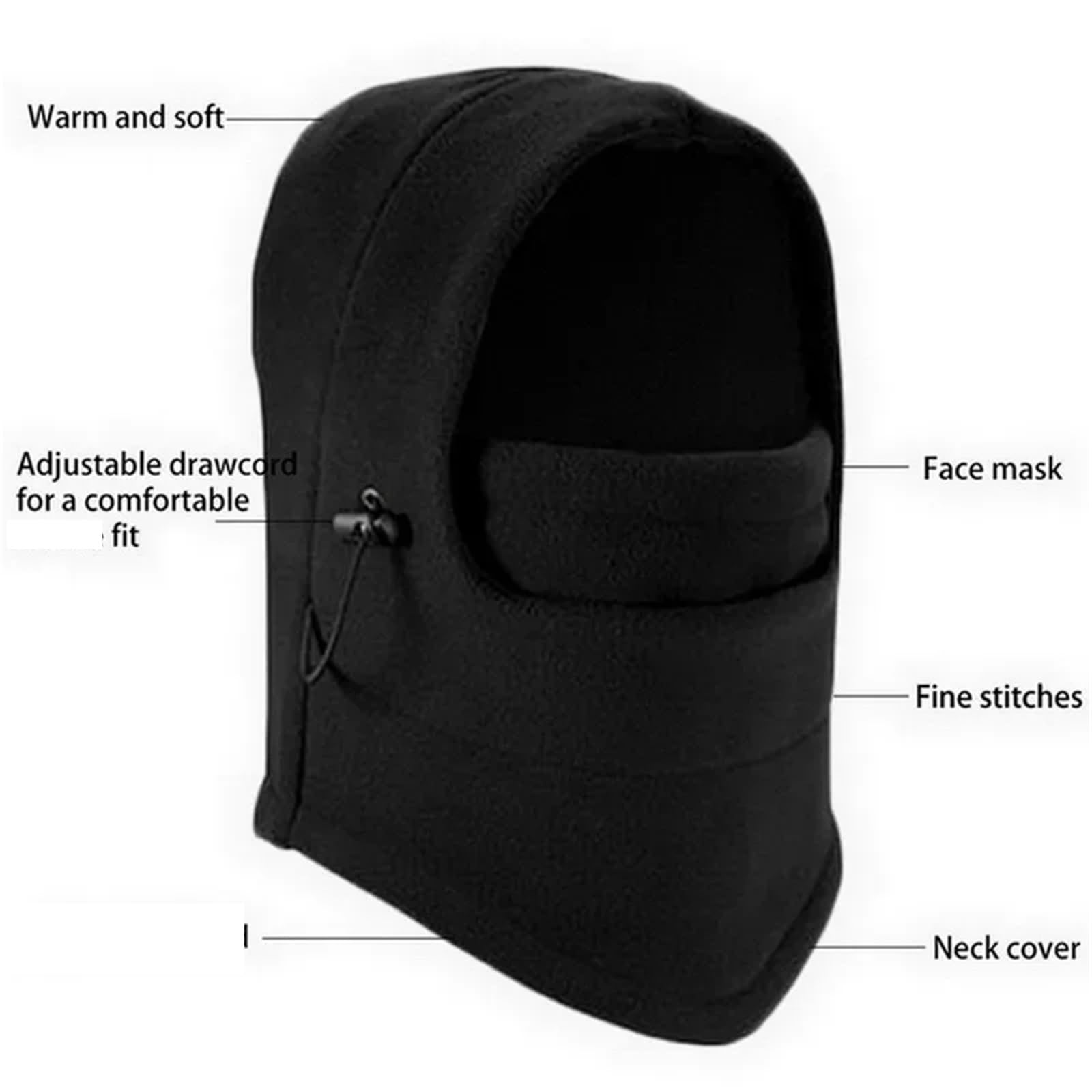 2 pezzi berretto caldo invernale impermeabile passamontagna termico cappello con cappuccio scaldacollo sciarpe da trekking cappelli per Ciclismo