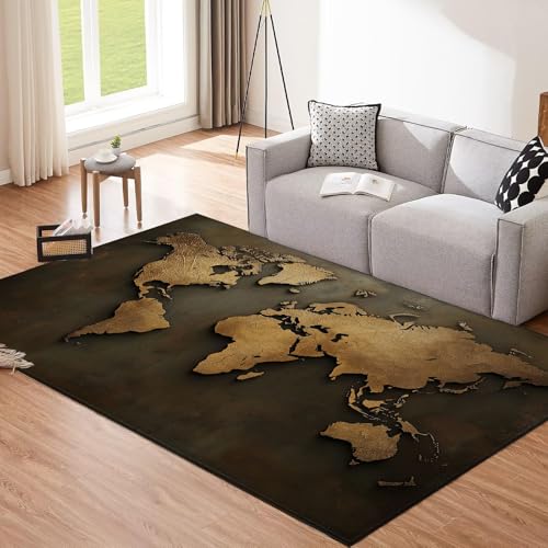Tapis antidérapant et lavable pour sécuriser et décorer le salon