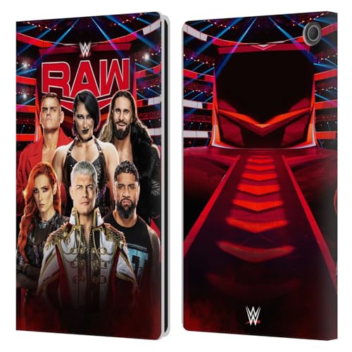 Housse en cuir WWE Raw Superstars 2024 pour Fire Max 11 raffinée