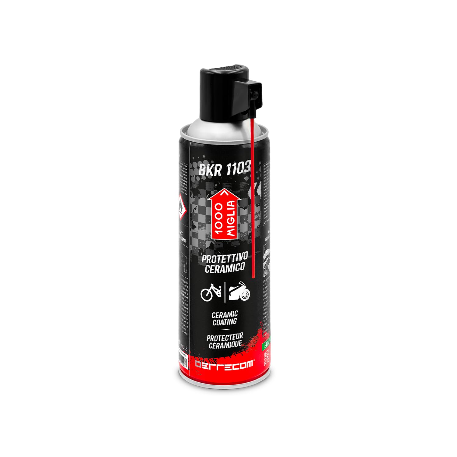 Errecom 1000 Miglia BKR 1103 Bike and Motorbike Ceramic Coating Spray, 500 ml Aerosol Can