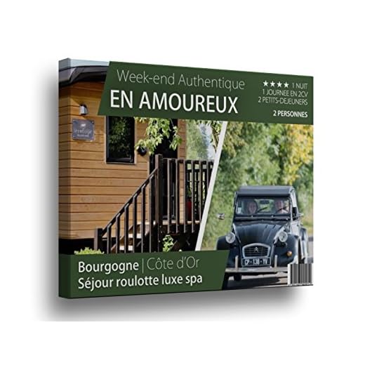 Cofanetto regalo insolito Borgogna in 2 CV