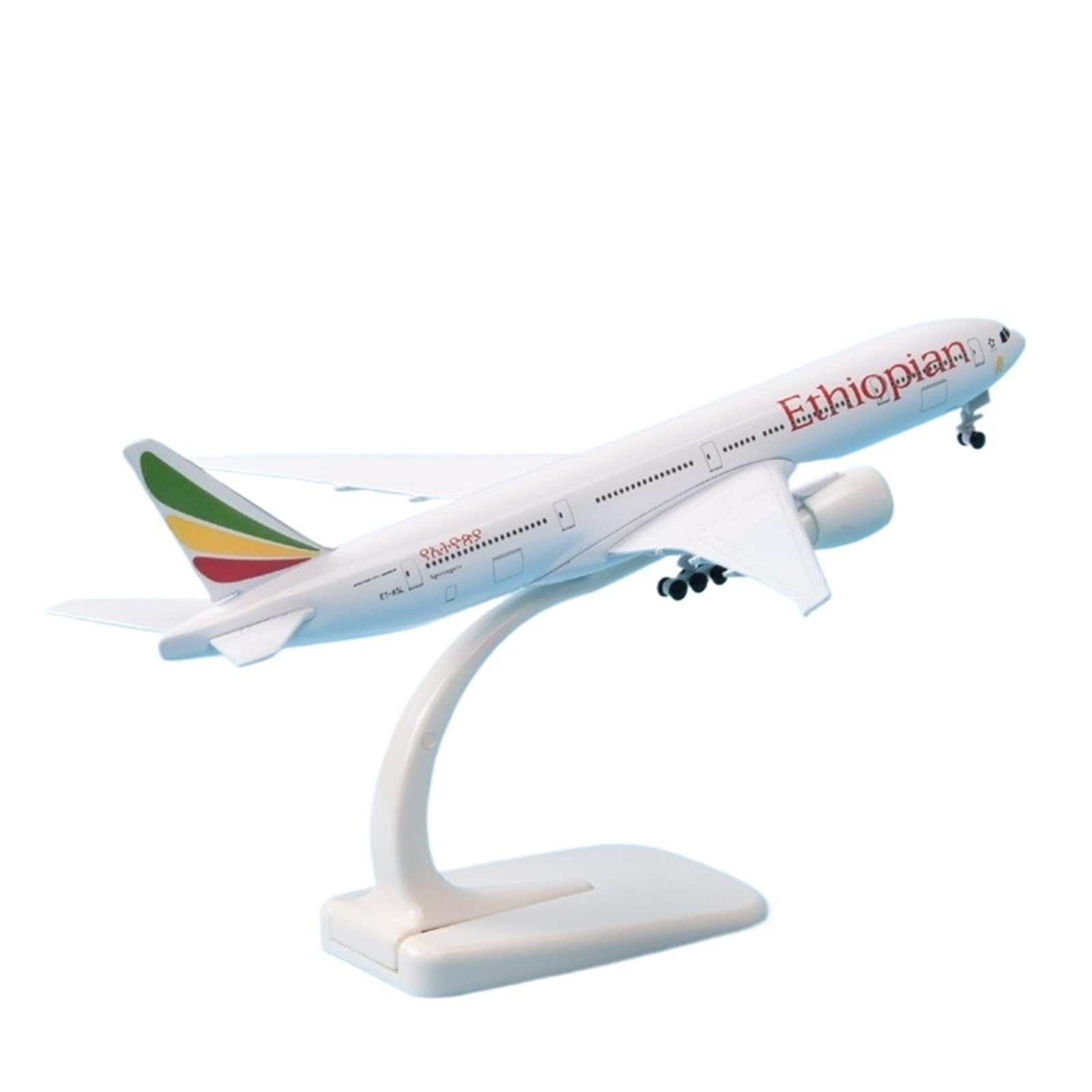 Repliki modeli samolotów 20cm metalowy model odlewanego ciśnieniowo samolotu w skali 1/400 dla etiopskich linii lotniczych Model samolotu pasażerskiego dla Boeinga 777 miniaturowy model samolotu