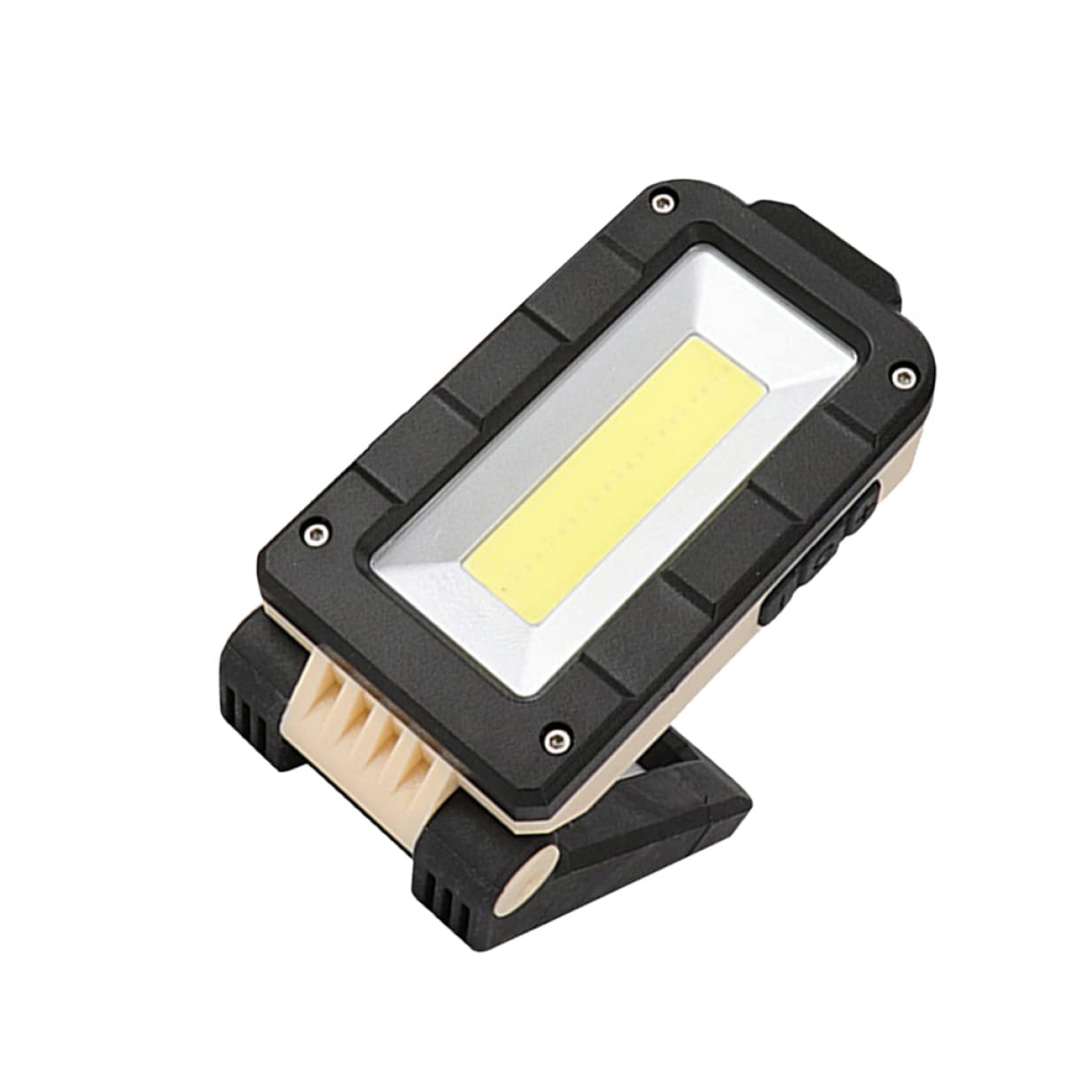 DOITOOL LED-Arbeitstaschenlampe – Mit Magnetfuß & Clip, COB-LED, Kein Batterie-Bundle | Für Werkstatt & Camping