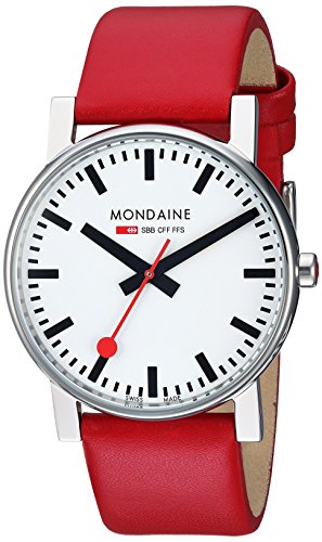 reloj minimalista Mondaine