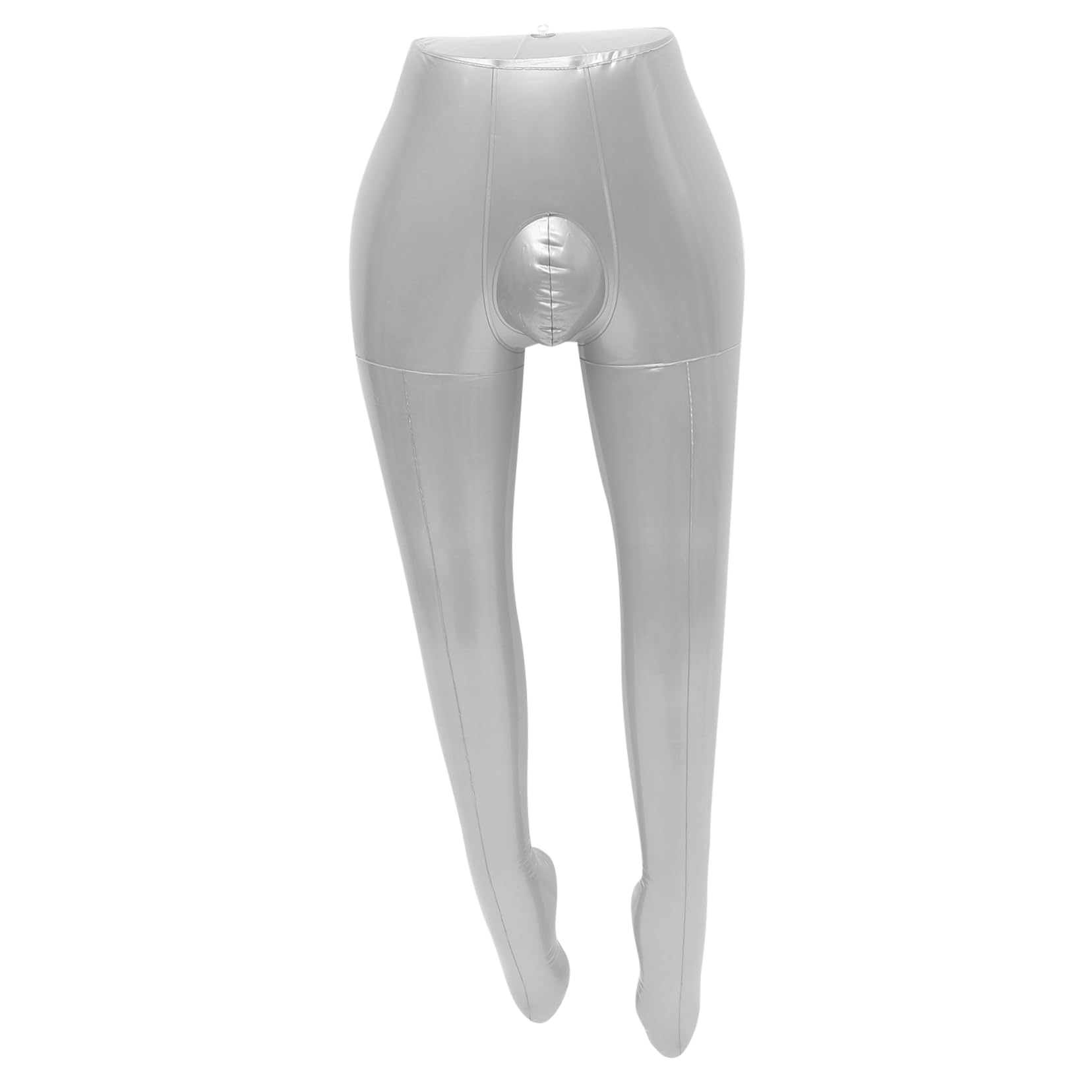 PRETYZOOM Mannequin et Technologie Anti-Fuite en PVC Homme Argenté pour Pantalon Gonflable Design Gonflable pour Usage Personnel et Exposition