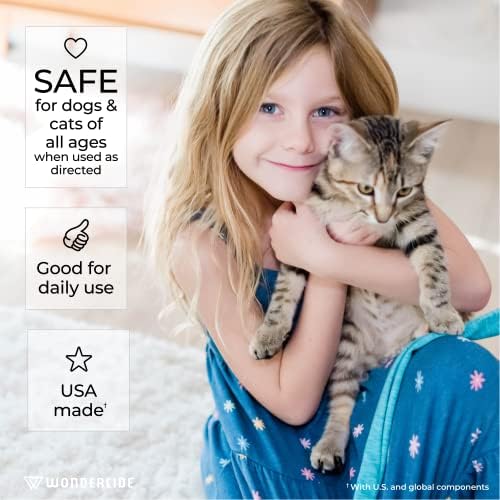 Wondercide - Flea, Tick & Mosquito Spray for Dogs, Cats, and Home - Flea and Tick Killer, Control, Prevention, Treatment - with Natural Essential Oils - Pet and Family Safe - Cedarwood 4 oz - 3