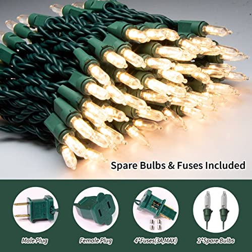 Lamphome 100 Mini Led Count Warm White - String Lights - 21.6Ft Led Christmaslights, Mini Led Lights For Home Holiday Party Wedding Independence Day Decoration #TOP1