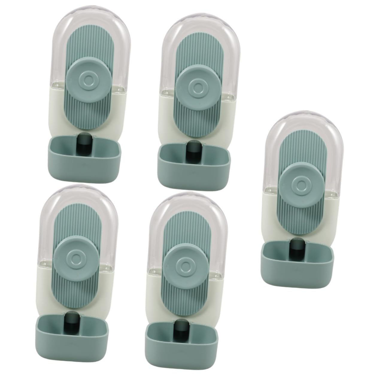 BESPORTBLE 5piezas Dispensador De Agua para Mascotas Colgante Comedero y Bebedero Automático para Perros y Gatos Accesorio Práctico y Compacto para Jaulas