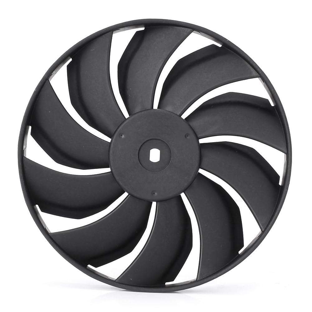 GZYF Motorcycle Radiator Fan Blade Assembly Kit Accessaries for Kawasaki Ninja ZX-6R ZX10R, Black