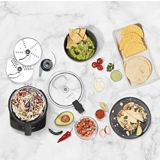 Cuisinart 7-Cup Sleek and Modern Design Food Processor with Two Easy Controls and Universal Blade for Chopping, Mixing, and Dough (Black)