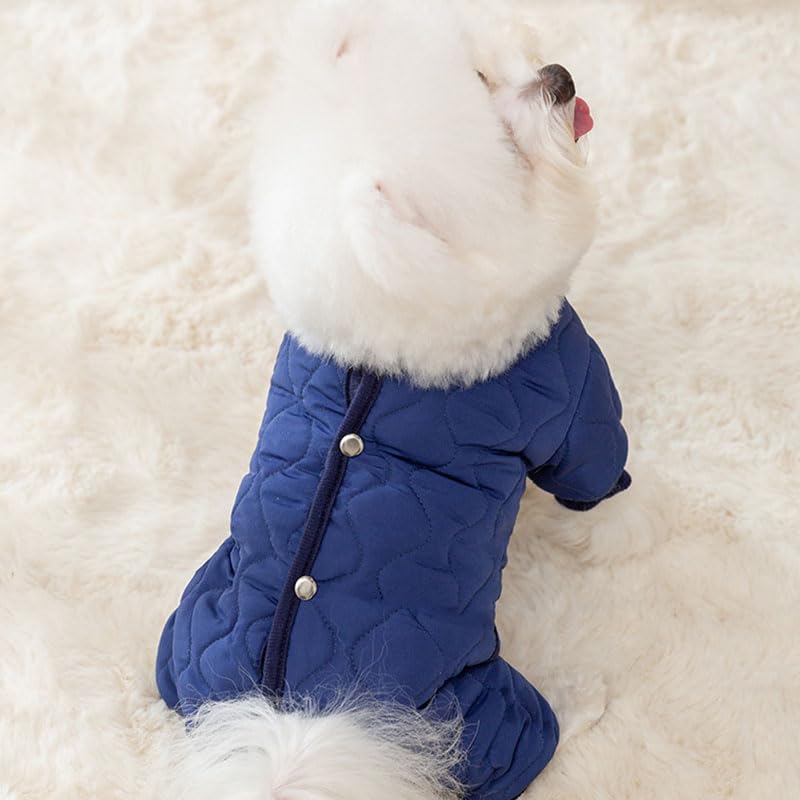 Jersey Perro Ropa for Perros, Chaleco for Mascotas, Disfraz, Abrigo de Invierno for Perros, Sudadera for Cachorros, cálida Jersey para Perros(Blue,XXL)