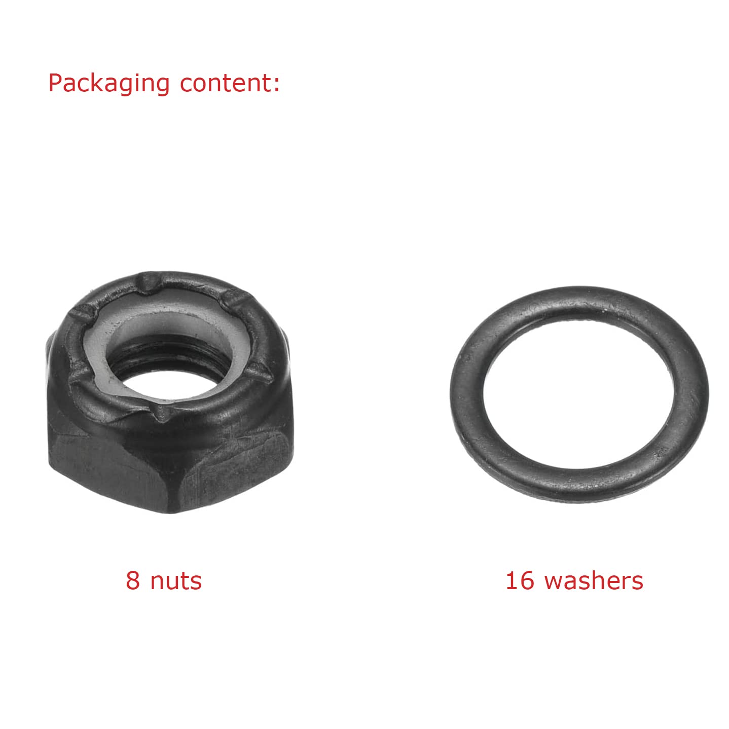 Pezzi Ricambio Camion Skate Dime Bag Hardware Kit Ricostruzione Camion Skateboard Dime Bag - Boccole 92A, Rondelle, Coppe Girevoli, Dadi Per 2 Camion Kit Truck Skateboard - Foto 4