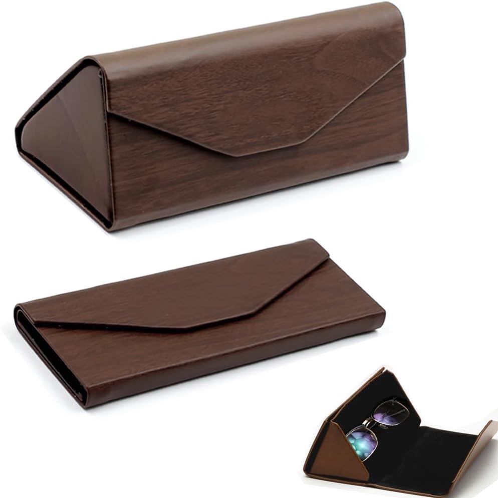 Sunglass Case Specs Case for Men Women Foldable Eyeglass Case Hard Shell Portable Specs Cover Eyeglass Case Lightweight