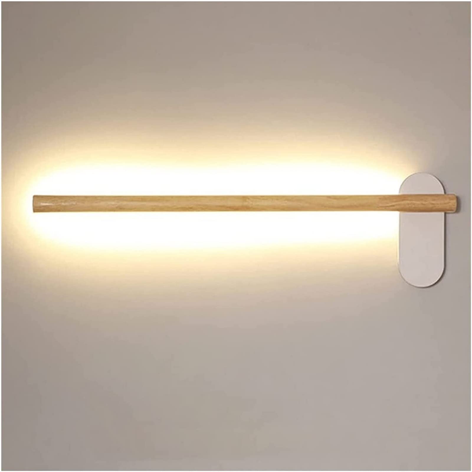 YTBHSHXZ wall Light， LED Bathroom Wall Mirror Light Wood IP44 4000K 40-60cm 6-10W Surface Mount(40cm 6w)