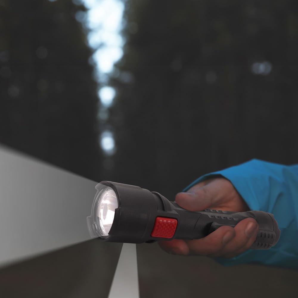 BRIGHT STAR Razor PRO High‑Output LED Flashlight, 21,000 Candela, Dual‑Light Rugged Design, Magnetic Hands‑Free Base, Industrial & Outdoor Utility Light, Batteries Included, Made in USA