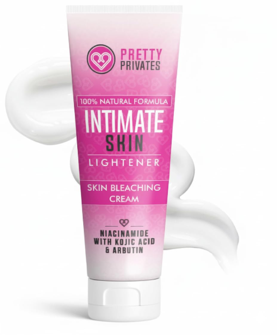 Intimate Area Skin Cream - Dark Spot Remover for Face, Body, Elbow, Knees, Inner Thigh, Bikini Area, Underarm Whitening - Skin Bleaching Cream - Kojic Acid, Niacinamide, Arbutin - 2oz (60mL)