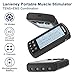 EMS TENS Unit 4 Channel Muscle Stimulator, Lanieney Rechargeable Electric Pulse Massager, 40 Level Intensity 24 Modes Machine with 10 Electrode Pads for Pain Relief Therapy