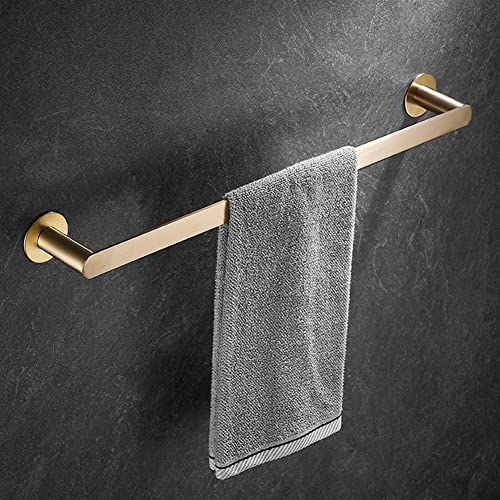 Porte-serviettes de salle de bain à tige unique double pôle 60 cm barre suspension
