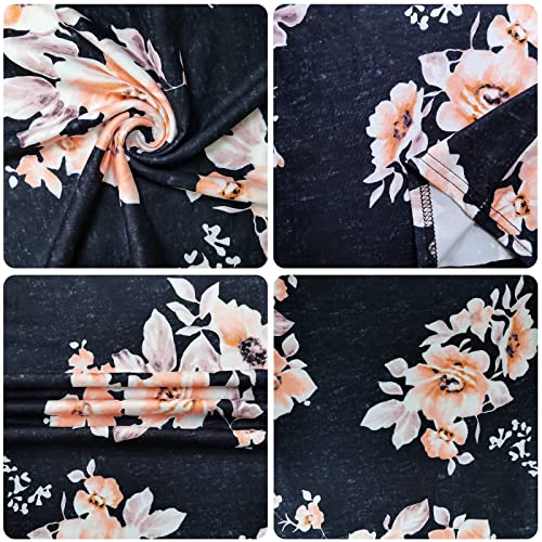 Image of NEWCOSPLAY Women's Comfy Pajama Pants Casual Drawstring Palazzo Lounge Wide Leg Pants