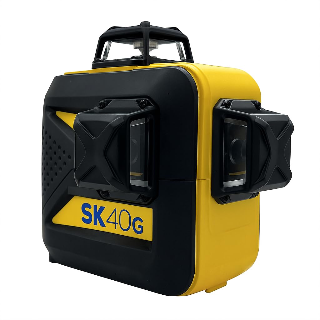 Tracciatore Laser 360° SK40-Green Spektra, Made in Italy – Livella Laser Verde Autolivellante da Interni con Treppiede, Precisione Professionale per Allineamento, Livellamento, squadro e piombo