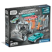 Clementoni Scienza e Gioco Build – Camion Bisarca, Laboratorio di Meccanica Bambini 8+ Anni, Set Costruzioni Con Oltre 120 Componenti, Ingegneria e Manualità, Made in Italy, Lingua Italiana, 19474