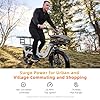 Electric Bikes for Adults with 750W/1500W Peak Motor 20" Fat Tire E Bike with 28MPH 70 Miles Max Range 48V Removable Battery Folding EBike Electric Bicycle Mountain Commuter Bikes (A02 Gray) #4
