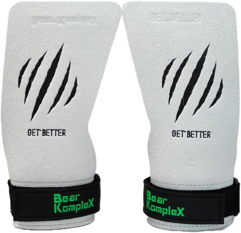 Bear KompleX No Hole Pinnacle Hand Grips for Workouts, Pull-ups, Weightlifting, WOD Gymnastics, Crosstraining Palm Grips with Wrist Wraps, Hand disponible en Yaxa Colombia