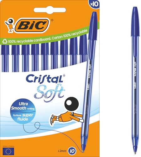 BIC Cristal Soft Stylos-Bille Pointe...