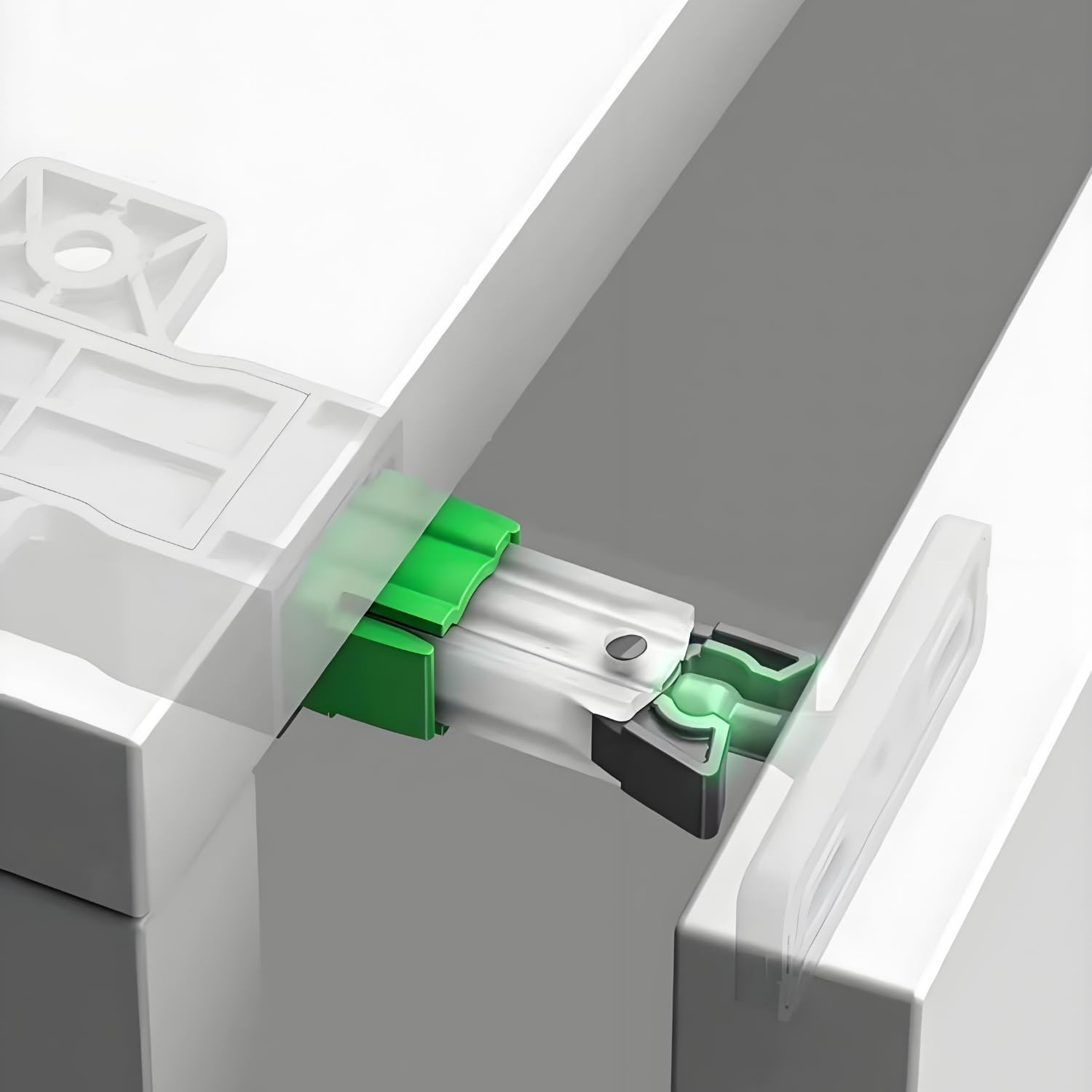 4 Pcs Push to Open Door Catches, Strong 30 N Spring Release Heavy Duty Push to Open Latch - Image 4