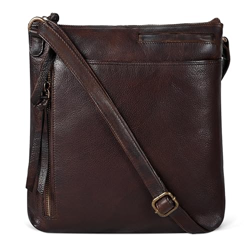 Image of Leather Crossbody Bags for Women - Ladies Sling Handbags - Medium Cross body Purses Handbags - Purses For Women