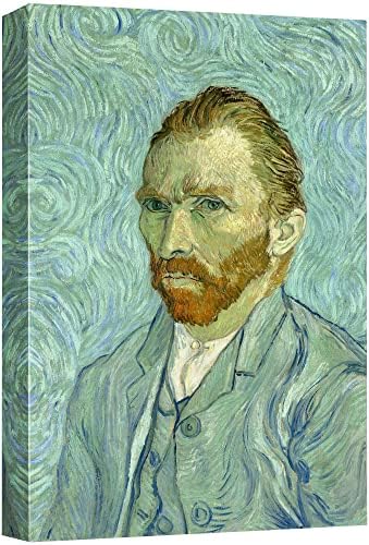 wall26 Canvas Print Wall Art The Church by Master Artist Vincent Van Gogh Nature Wilderness Illustrations Fine Art Relax/Calm Multicolor for Living Room, Bedroom, Office - 32"x48"