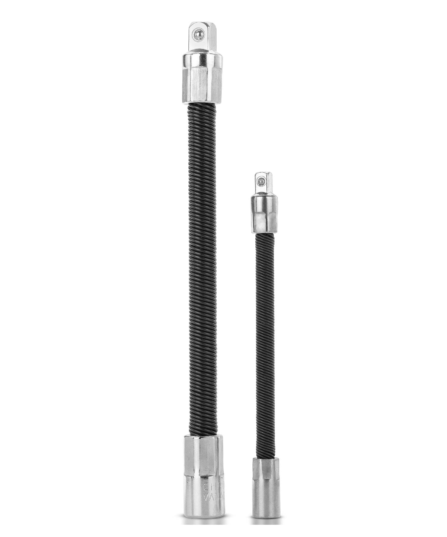 Bates- Flexible Extension Bar Set, 2 pcs, 1/4" & 3/8" Drives, Flexible Drill Bit Extension