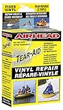 TEAR-AID Vinyl Repair Kit, Type B Clear Patch for Vinyl and Vinyl-Coated Materials, Works on Vinyl Tents, Awnings, Air Matresses, Pool Liners & More, Green Box, Single Pack