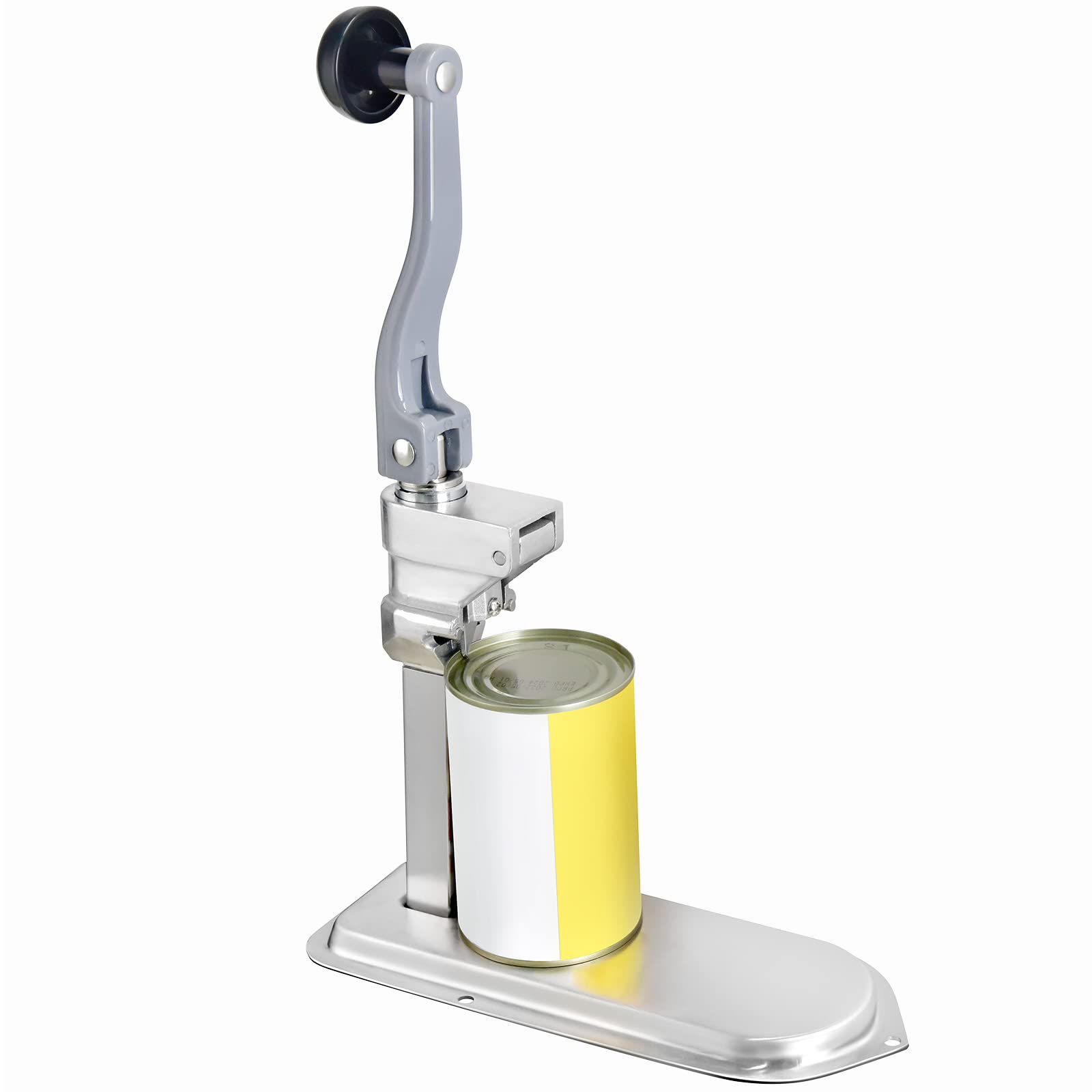 VEVOR Profesjonalny ręczny otwieracz do puszek do puszek o wysokości do 30 cm 6 sztuk/min otwieracz do puszek ze stali nierdzewnej regulacja 20 cm ergonomiczny uchwyt łatwe otwieranie bezpieczne