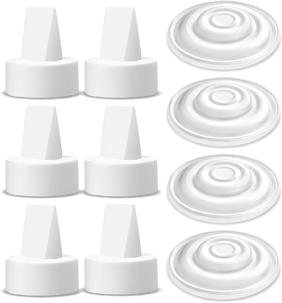 Maymom Pump Parts Compatible with Spectra S1 Spectra S2 Spectra 9 Plus Incl Duckbill Valve Silicone Membrane Spectra Replace Spectra Duckbill Valve S2 Replacement Parts Not Original Spectra Pump Parts