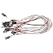 VIMVIP 10pcs 300mm Male to Male Servo Extension Cable Lead Futaba JR Fre