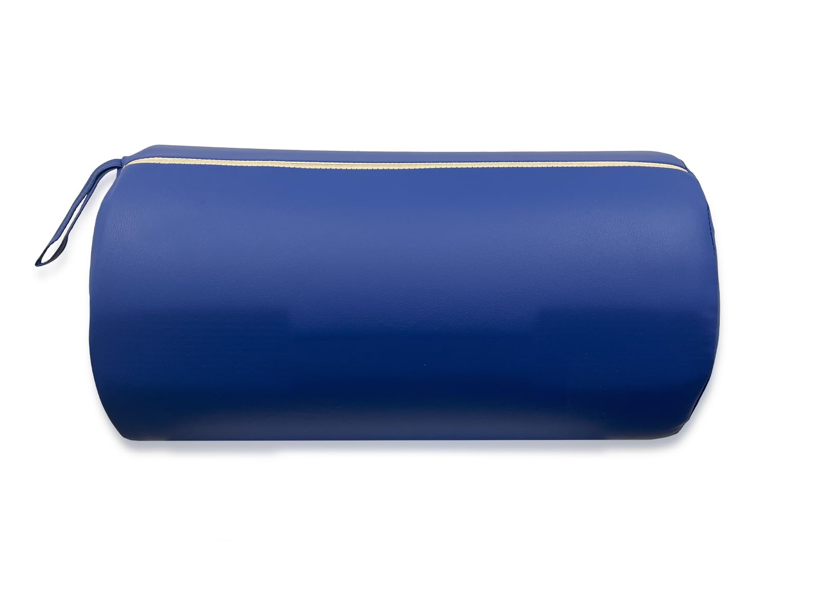 QUIRUMED Rollkissen, 55 x 30 cm, blau, Kunstleder, Schaumstofffüllung, für Yoga, für Fitness, für Massage