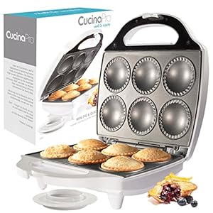 Mini Pie & Quiche Maker for Fall Baking – Nonstick Baker Cooks 6 Small Quiches or Pies in Minutes- Dough Cutting Circle Easy Dough Measurement- Better than Pie Tins, Pans- Thanksgiving Dessert Cooking