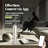 Dynamo Hotel Scent Diffuser Cold-Air Essential Oil Diffuser for Home & Large Rooms up to 1000 sq ft, App & Manual Control, Hypoallergenic, Includes White Tea Fragrance Sample Silver