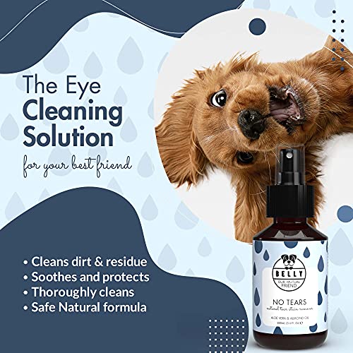 Belly Tear Stain Remover For Dogs - Eye Wash Solution: An Ideal Dog Tear Stain Remover & Puppy Tear Stain Remover - Essential Eye Care For Dogs - Alternative To Dog Eye Wipes & Dog Eye Drops, 100 ml - Image 3