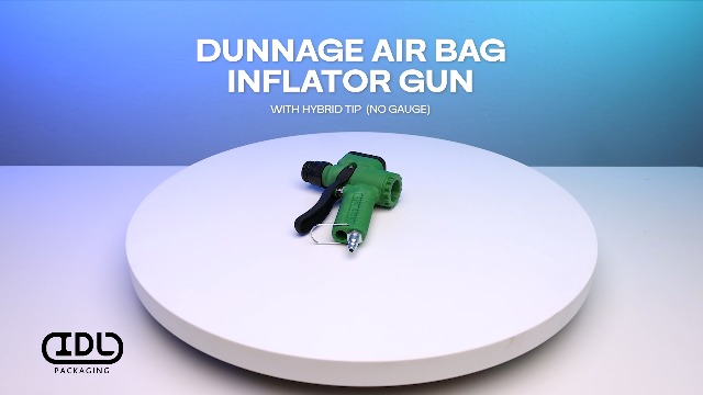 Image of IDL Packaging Dunnage Air Bag Inflator Gun - Connects to Air Line With Hybrid Tip (No Gauge) for Cargo Protection