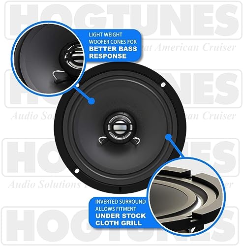 Hogtunes QC Ultra 6-RM con 525 Watts RMS - Parlantes 6.5" (6 Pack) miniatura 2