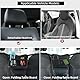 Rupse Auto Organizer Zwischen Vordersitzen, Autositz Gap Organizer rücksitz Organizer, Auto Aufbewahrungstasche mit Esstischbrett Wasserbecherhalter