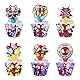 48 Stück Spider Tortendeko, Cupcake Toppers, Cartoon Cupcake Topper Wrapper, Muffins Dessert Dekoration Topper, Spider Thema Party Dekoration, für Kinder Geburtstag Party Baby Party